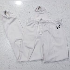 GK Elite Child Large Gymnastics Jersey Wrestling leotard Stirrup Pants Boys